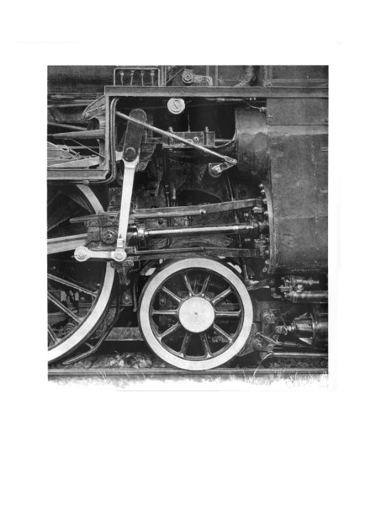 Lithographie d'Alain Ménégon Ferroviaire
