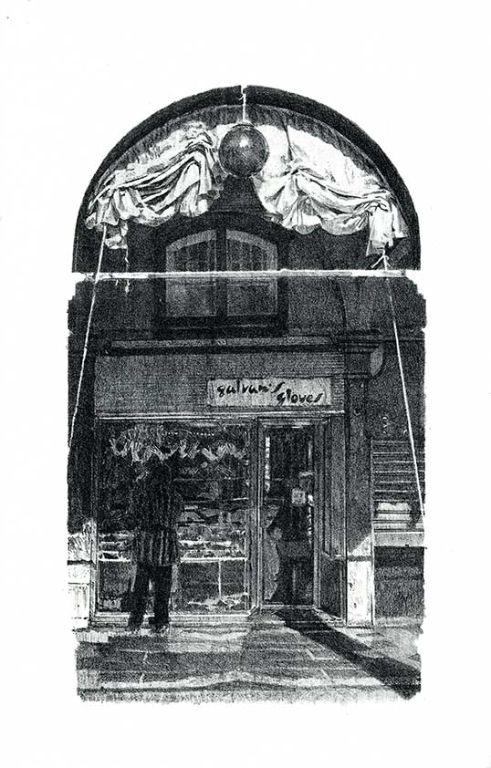 Lithographie d'Alain Ménégon Venezia Drapé 8