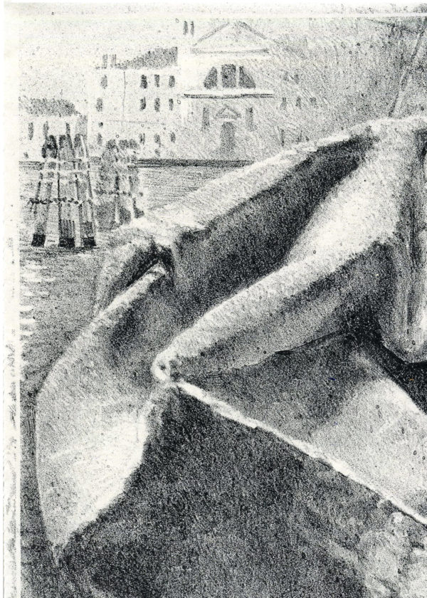 Lithographie Alain Ménégon Venise