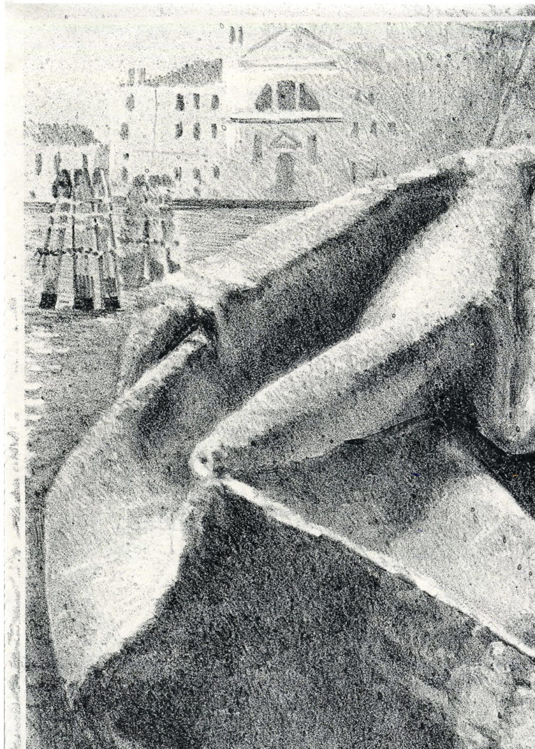 Lithographie Alain Ménégon Venise