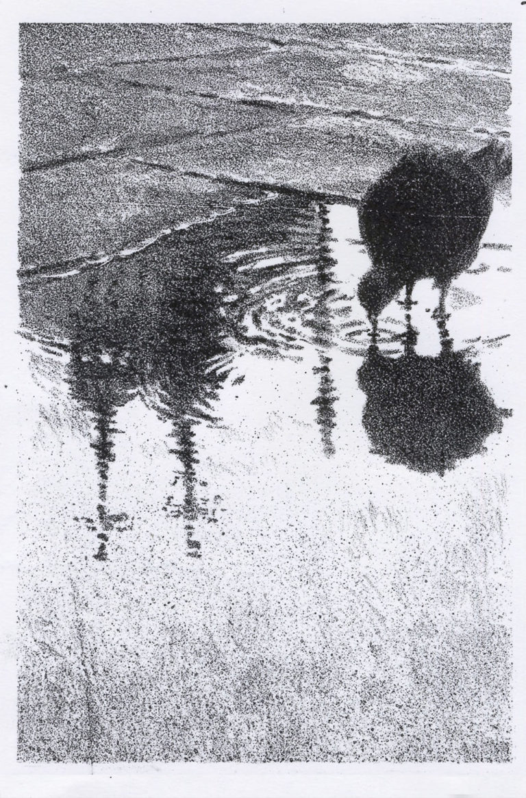 Lithographie Alain Ménégon Venise