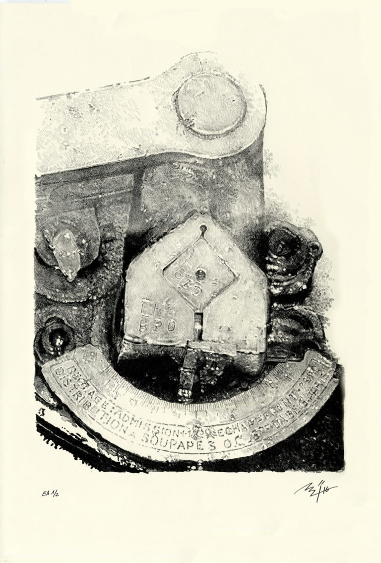Lithographie Alain Ménégon