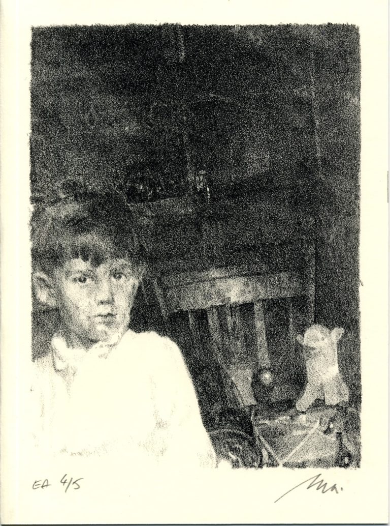 Lithographie Alain Ménégon Cartes de voeux