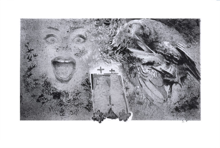 Lithographie Alain Ménégon Enfants chéris