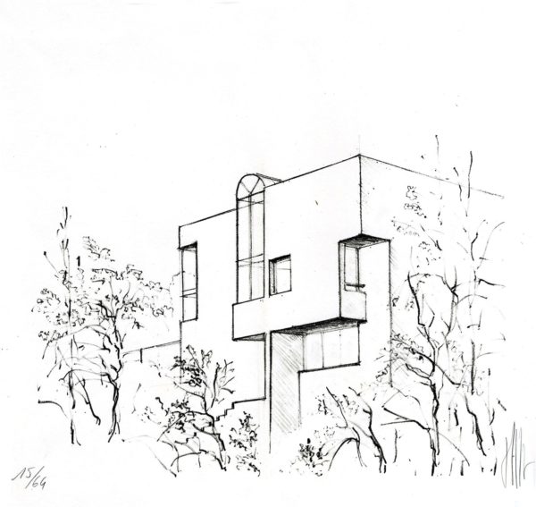 Lithographie Alain Ménégon Laffly